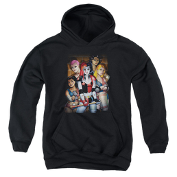 Harley Quinn Bad Girls - Youth Hoodie Youth Hoodie (Ages 8-12) Harley Quinn   