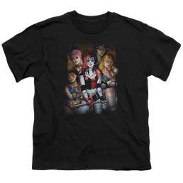 Harley Quinn Bad Girls - Youth T-Shirt Youth T-Shirt (Ages 8-12) Harley Quinn   