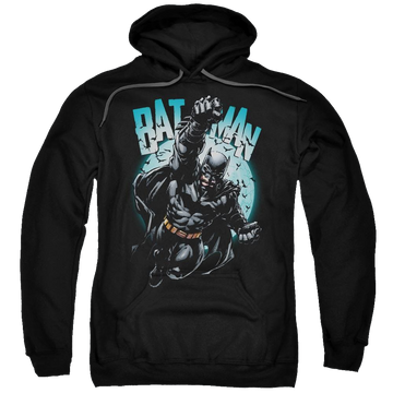 Black pullover hoodie with Batman Moon Knight graphic