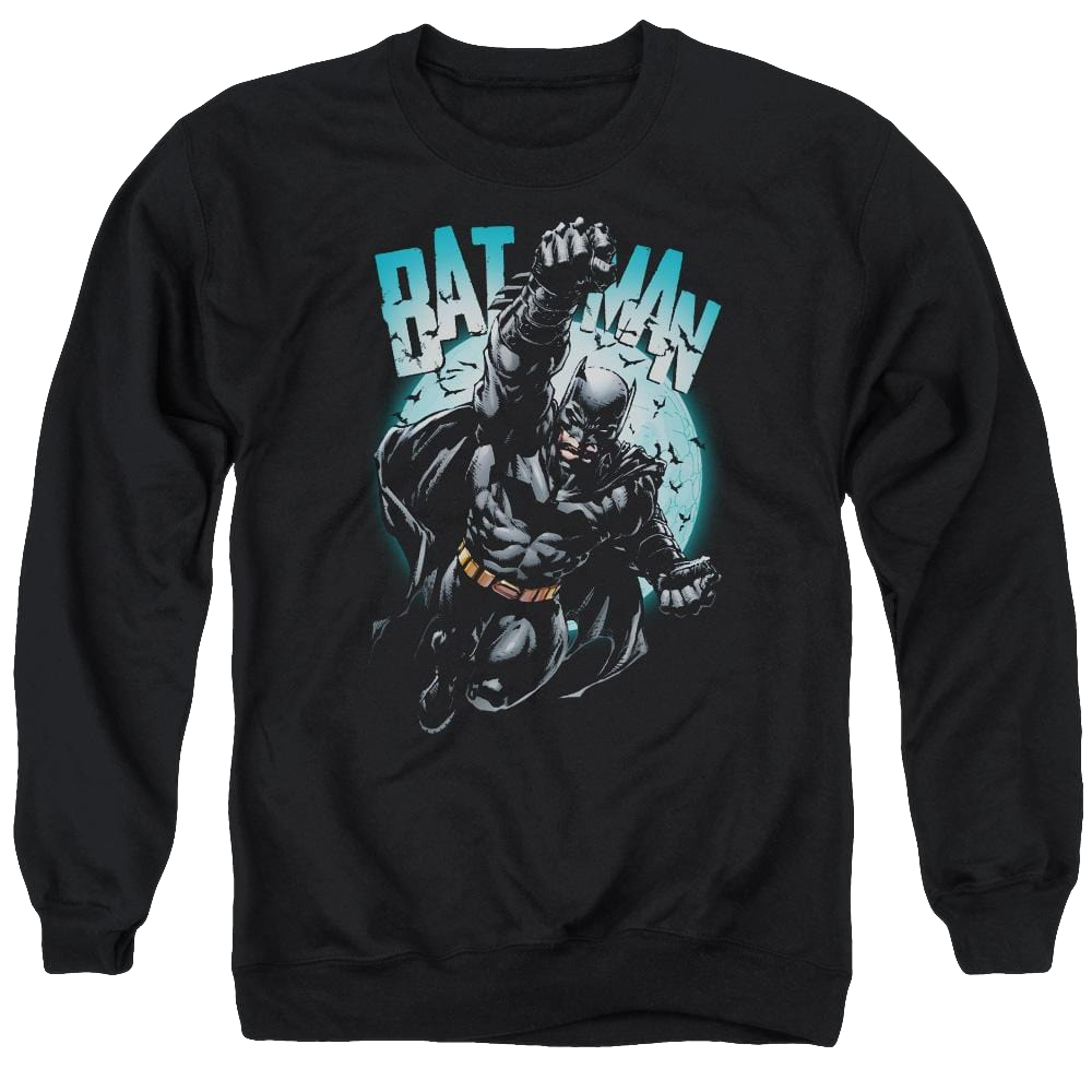 Batman Moon Knight - Men's Crewneck Sweatshirt Men's Crewneck Sweatshirt Batman   