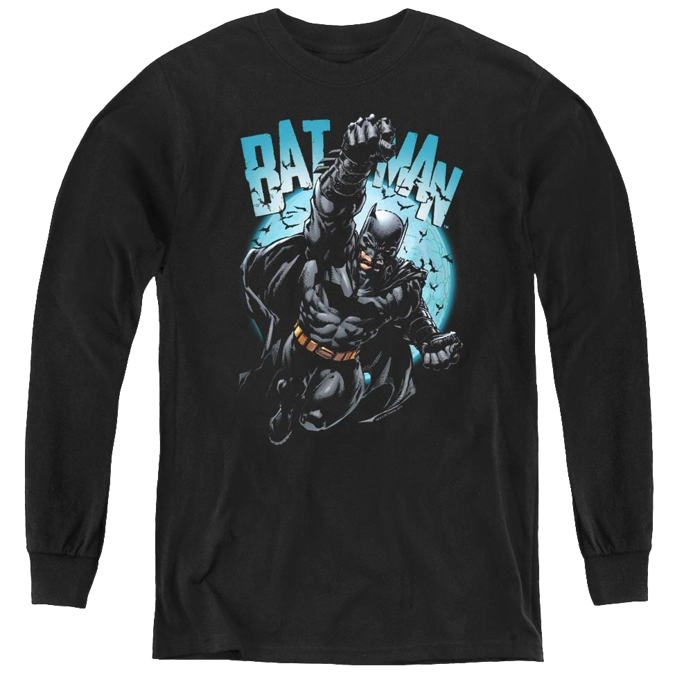 Dc Batman Moon Knight - Youth Long Sleeve T-Shirt Youth Long Sleeve T-Shirt Batman   