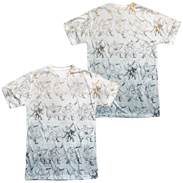 Batman Batarang Pattern men's all-over print t-shirt