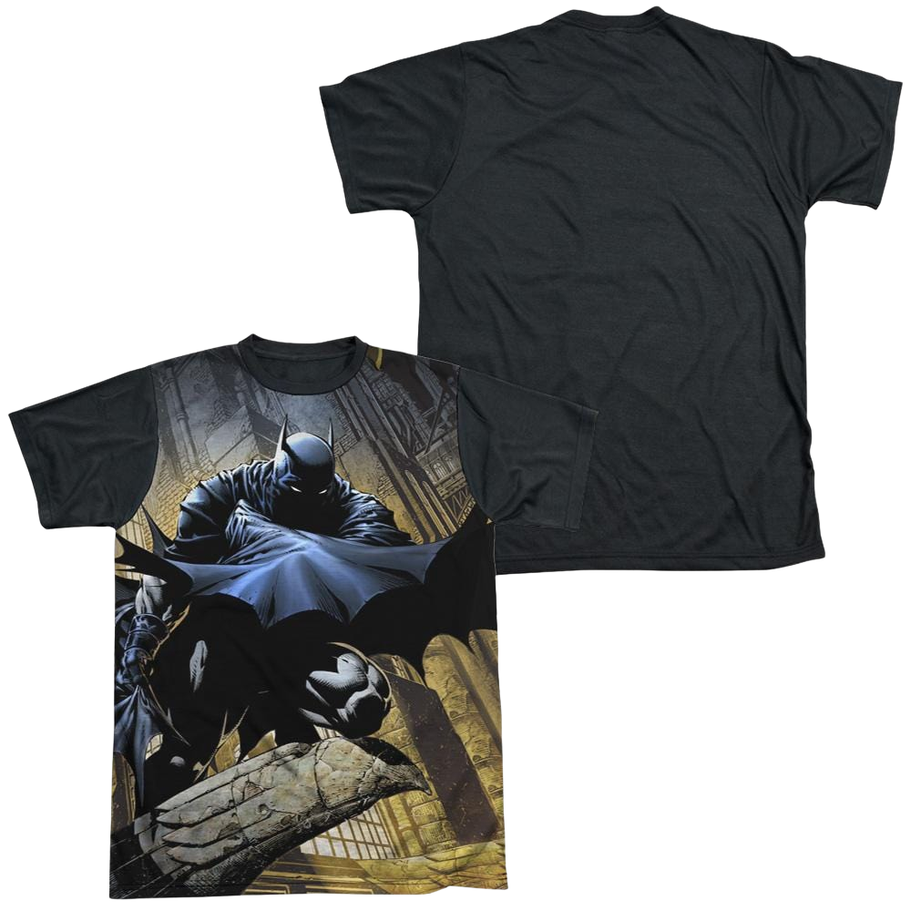 Batman In Shadow - Men's Black Back T-Shirt Men's Black Back T-Shirt Batman   