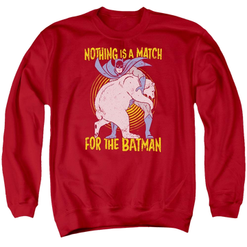 Batman Bear Wrastling - Men's Crewneck Sweatshirt Men's Crewneck Sweatshirt Batman   