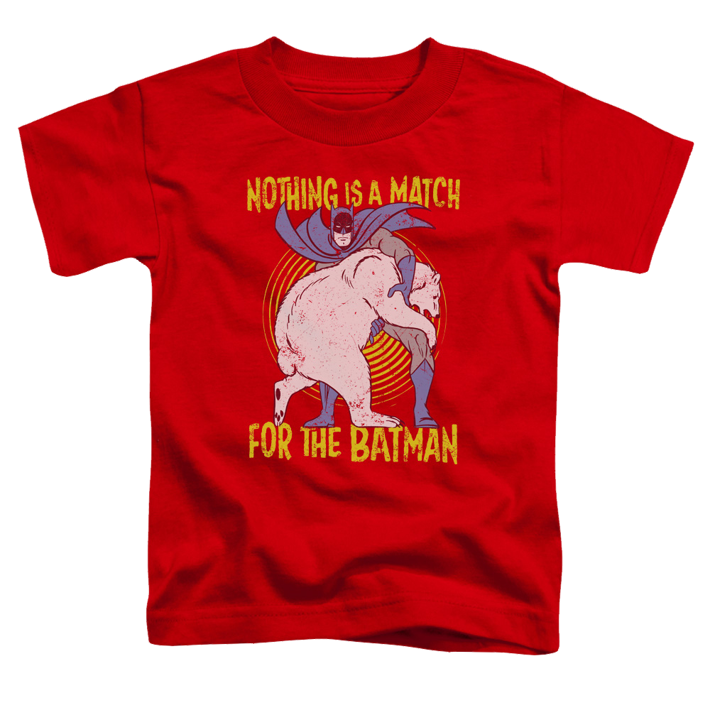 DC Batman Bear Wrastling - Kid's T-Shirt Kid's T-Shirt (Ages 4-7) Batman   