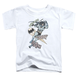 DC Batman Halftone Swing - Kid's T-Shirt Kid's T-Shirt (Ages 4-7) Batman   