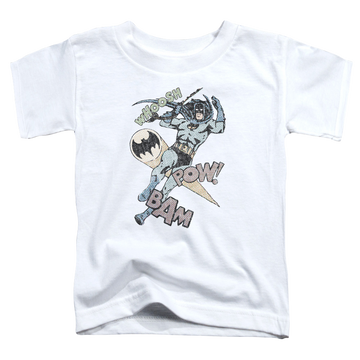 DC Batman Halftone Swing - Toddler T-Shirt Toddler T-Shirt Batman   