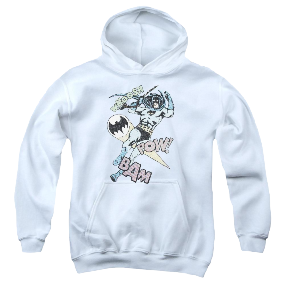 Dc Batman Halftone Swing - Youth Hoodie Youth Hoodie (Ages 8-12) Batman   