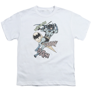 DC Batman Halftone Swing - Youth T-Shirt Youth T-Shirt (Ages 8-12) Batman   