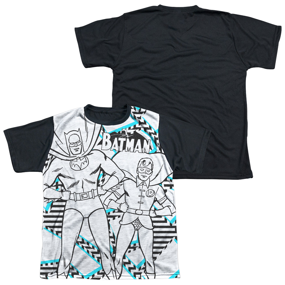 DC Batman Gaudy Bat - Youth Black Back T-Shirt Youth Black Back T-Shirt (Ages 8-12) Batman   