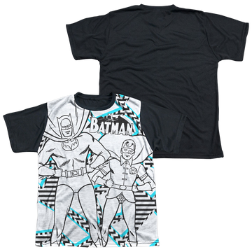 DC Batman Gaudy Bat - Youth Black Back T-Shirt Youth Black Back T-Shirt (Ages 8-12) Batman   