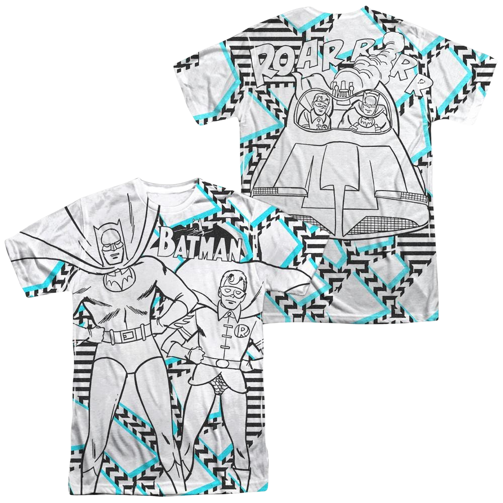 Batman Gaudy Bat Men's All Over Print T-Shirt Men's All-Over Print T-Shirt Batman   