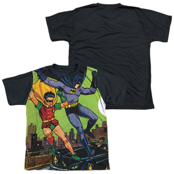 DC Batman Getaway - Youth Black Back T-Shirt Youth Black Back T-Shirt (Ages 8-12) Batman   