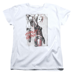 Batman Ink Wash Harley - Women's T-Shirt Women's T-Shirt Harley Quinn   