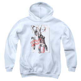 Harley Quinn Ink Wash Harley - Youth Hoodie Youth Hoodie (Ages 8-12) Harley Quinn   