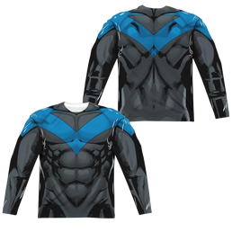 Batman Nightwing Blue Uniform Men's All-Over Print T-Shirt Men's All-Over Print Long Sleeve Nightwing   