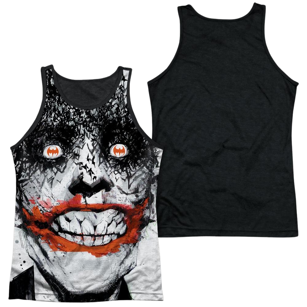 Batman Bats On The Brain Men's Black Back Tank Men's Black Back Tank Joker   