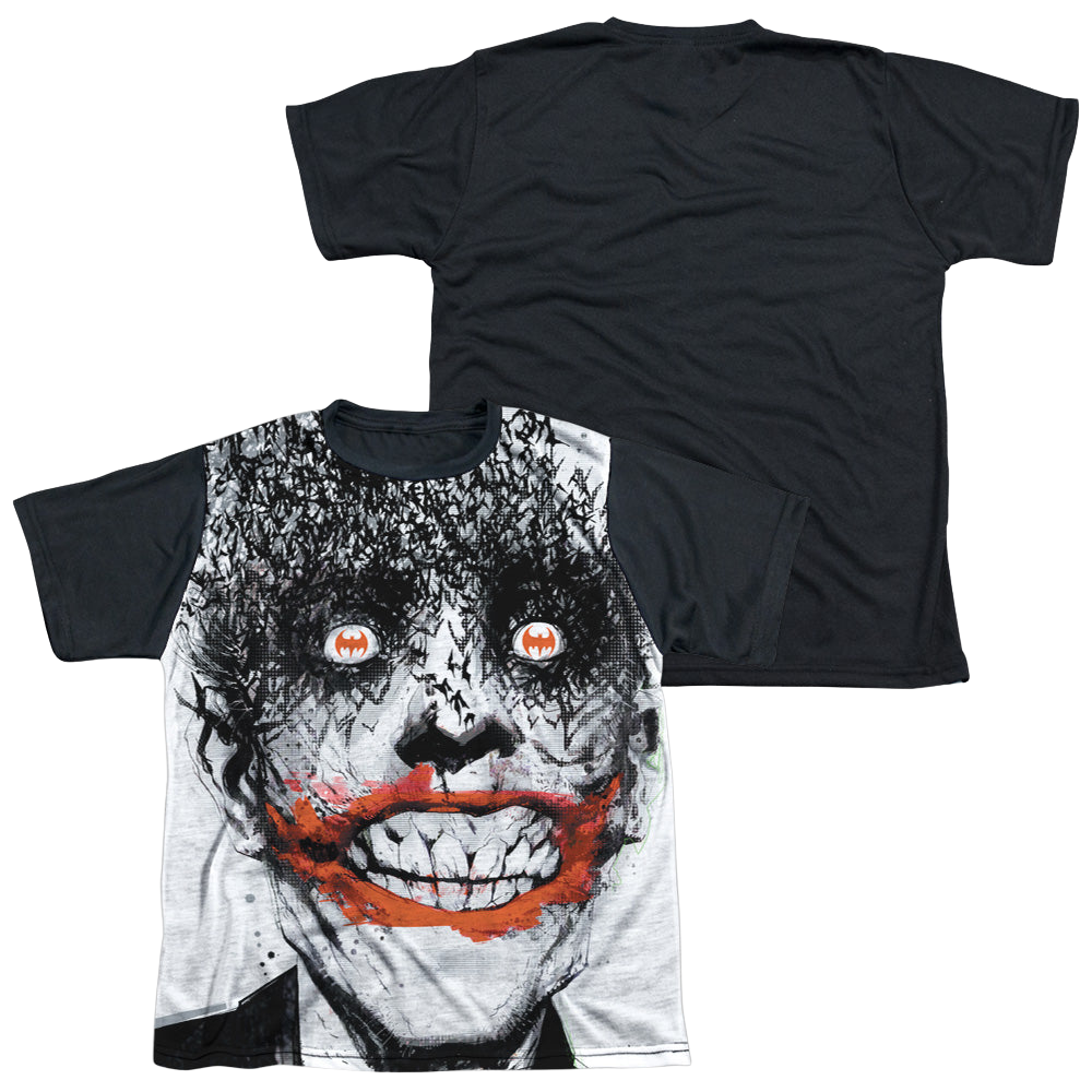 Joker, The Bats On The Brain - Youth Black Back T-Shirt Youth Black Back T-Shirt (Ages 8-12) Joker   