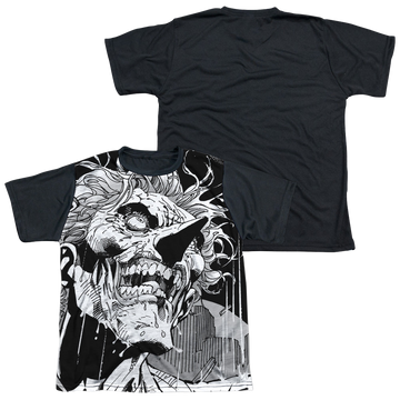 Joker youth black back t-shirt for ages 8 to 12
