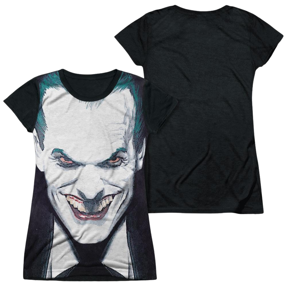 Batman Last Dance - Juniors Black Back T-Shirt Juniors Black Back T-Shirt Joker   