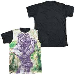 Batman Mad Mad Swirl - Men's Black Back T-Shirt Men's Black Back T-Shirt Joker   
