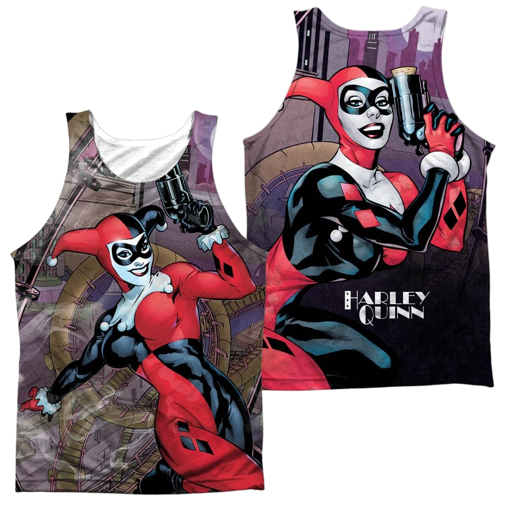 Batman Roller Coaster Of Love Men's All Over Print Tank Men's All Over Print Tank Harley Quinn   