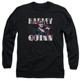 Batman Harley Bold - Men's Long Sleeve T-Shirt Men's Long Sleeve T-Shirt Harley Quinn   