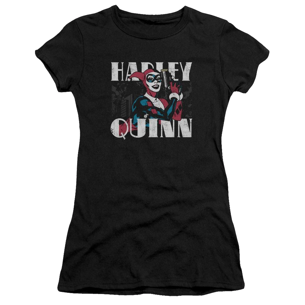 Batman Harley Bold - Juniors T-Shirt Juniors T-Shirt Harley Quinn   
