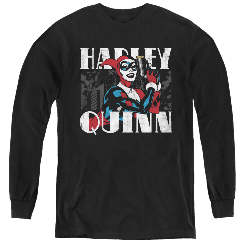 Harley Quinn Harley Bold - Youth Long Sleeve T-Shirt Youth Long Sleeve T-Shirt Harley Quinn   