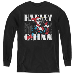 Harley Quinn Harley Bold - Youth Long Sleeve T-Shirt Youth Long Sleeve T-Shirt Harley Quinn   