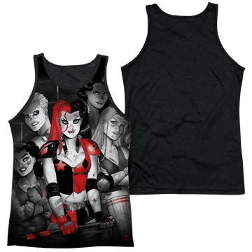 Harley Quinn Batman Bad Girls men's black back tank