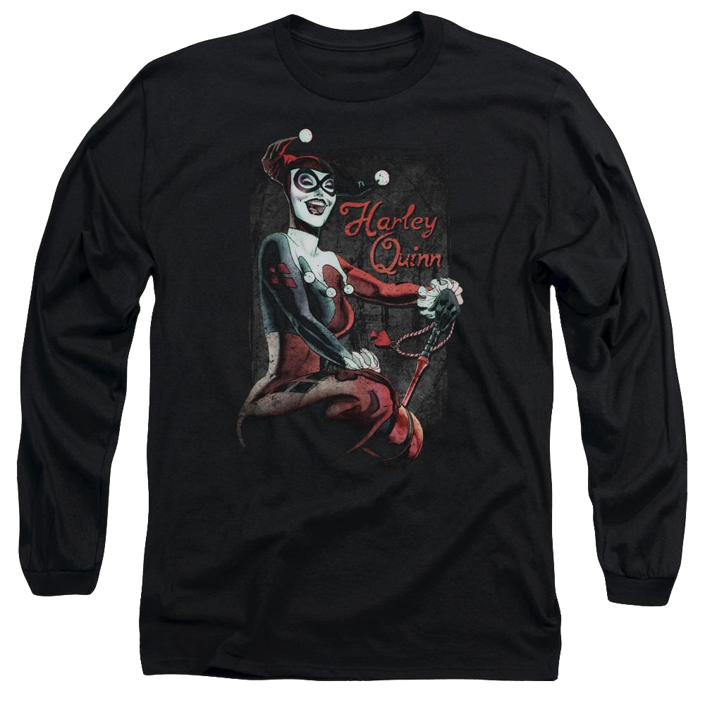 Batman Laugh It Up - Men's Long Sleeve T-Shirt Men's Long Sleeve T-Shirt Harley Quinn   