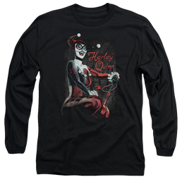 Batman Laugh It Up - Men's Long Sleeve T-Shirt Men's Long Sleeve T-Shirt Harley Quinn   