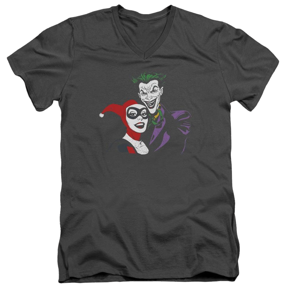 Batman Joker & Harley - Men's V-Neck T-Shirt Men's V-Neck T-Shirt Harley Quinn   