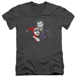 Batman Joker & Harley - Men's V-Neck T-Shirt Men's V-Neck T-Shirt Harley Quinn   