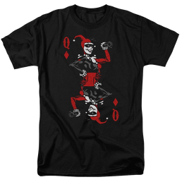 Batman Quinn Of Diamonds - Men's Regular Fit T-Shirt Men's Regular Fit T-Shirt Harley Quinn   