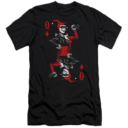 Batman Quinn Of Diamonds - Men's Premium Slim Fit T-Shirt Men's Premium Slim Fit T-Shirt Harley Quinn   