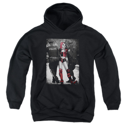 Harley Quinn Arrest - Youth Hoodie Youth Hoodie (Ages 8-12) Harley Quinn   