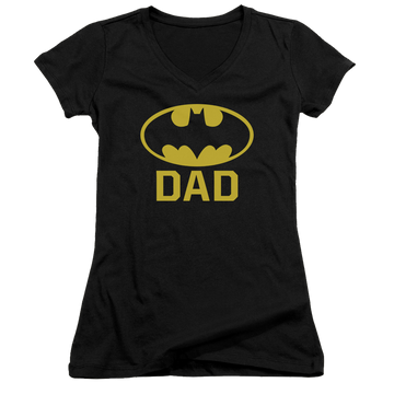 Batman Bat Dad - Juniors V-Neck T-Shirt Juniors V-Neck T-Shirt Batman   