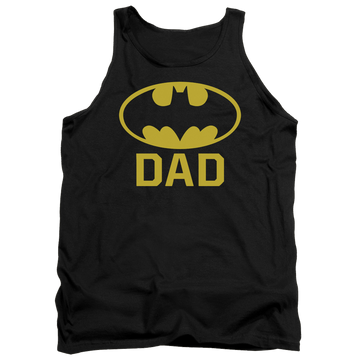 Black men's tank with Batman Bat Dad graphic