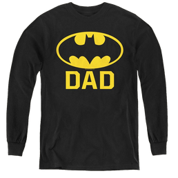 Dc Batman Bat Dad - Youth Long Sleeve T-Shirt Youth Long Sleeve T-Shirt Batman   