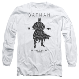 Batman Paislety Silhouette - Men's Long Sleeve T-Shirt Men's Long Sleeve T-Shirt Batman   