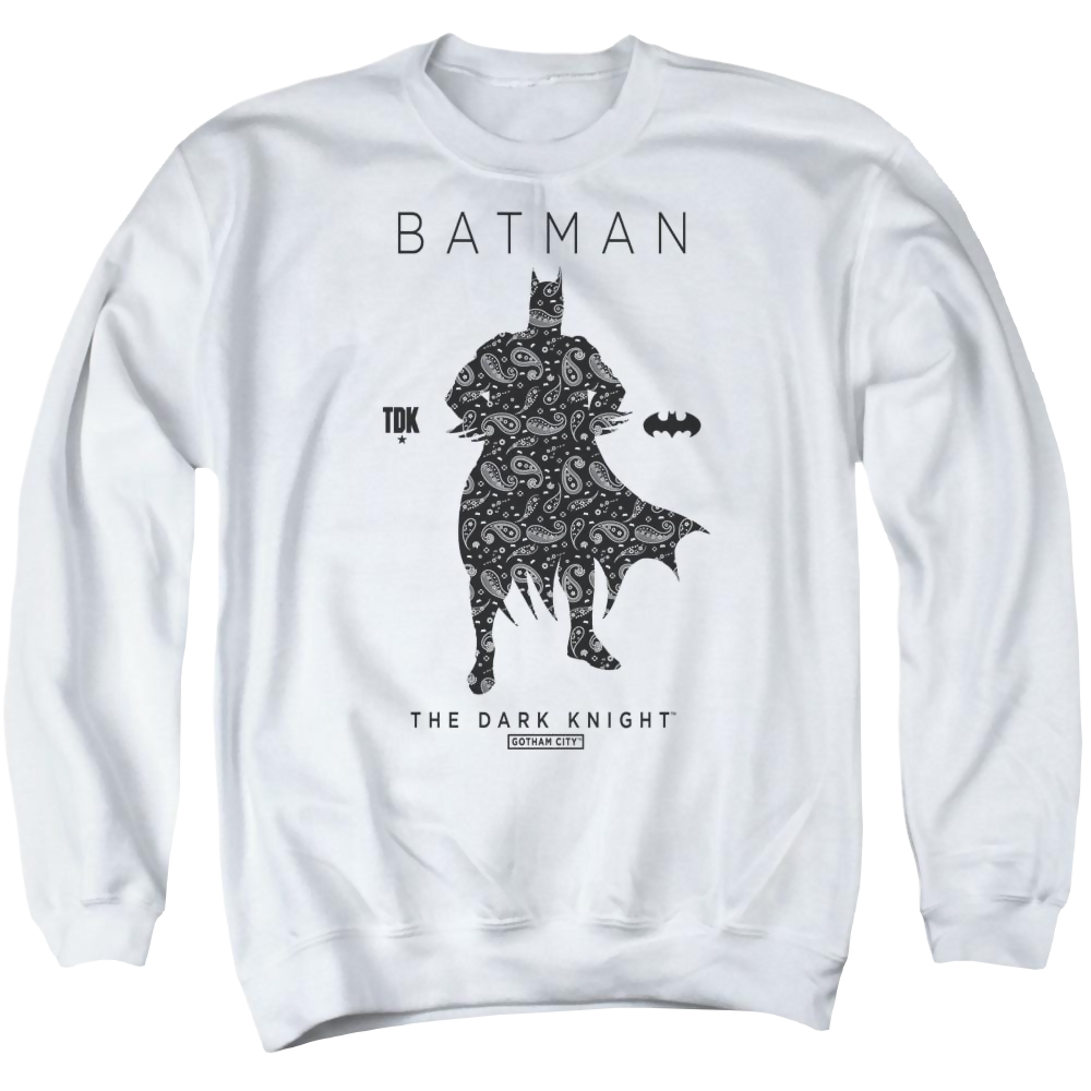Batman Paislety Silhouette - Men's Crewneck Sweatshirt Men's Crewneck Sweatshirt Batman   