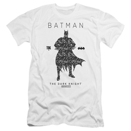 Batman Paislety Silhouette - Men's Premium Slim Fit T-Shirt Men's Premium Slim Fit T-Shirt Batman   