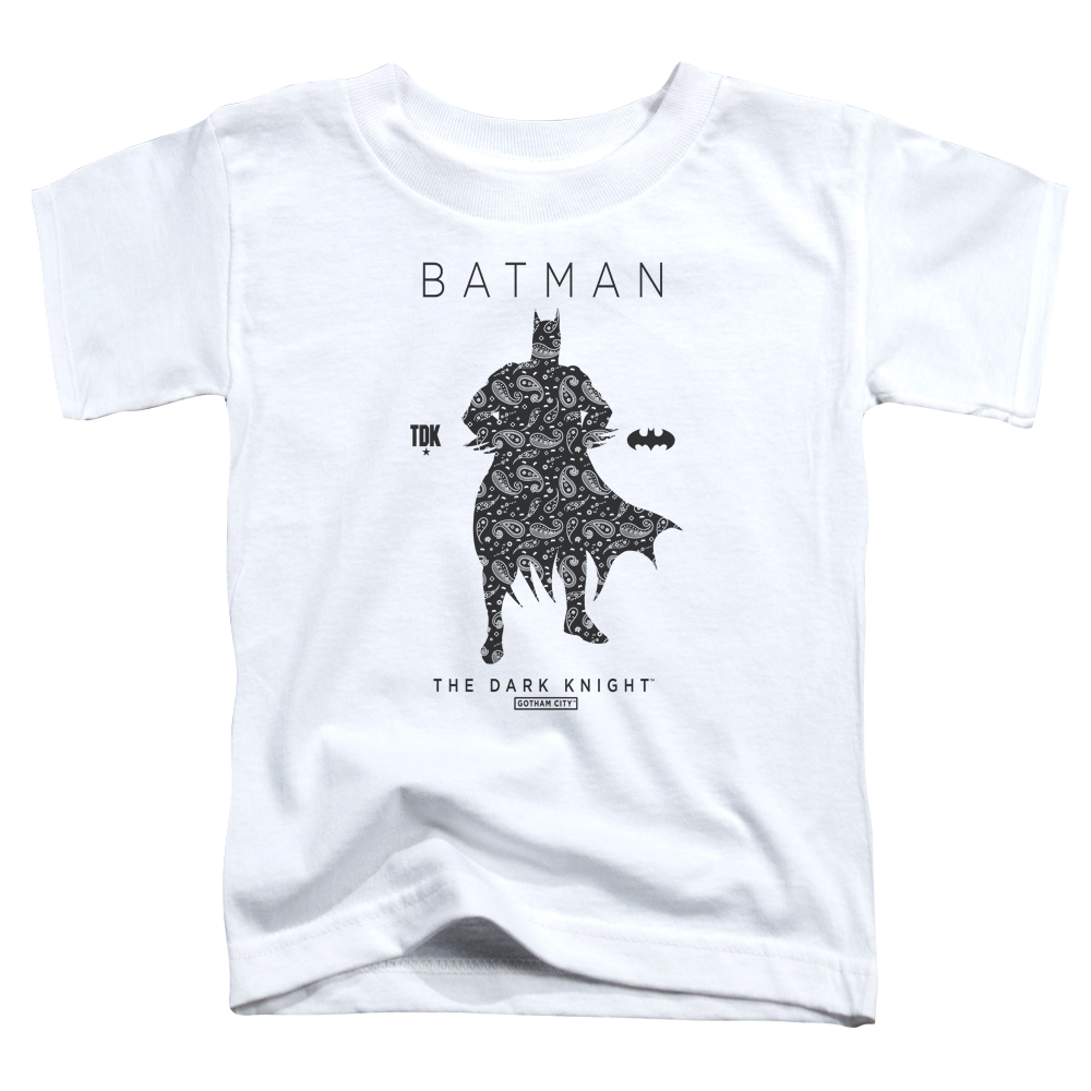 DC Batman Paislety Silhouette - Toddler T-Shirt Toddler T-Shirt Batman   