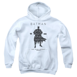 Dc Batman Paislety Silhouette - Youth Hoodie Youth Hoodie (Ages 8-12) Batman   