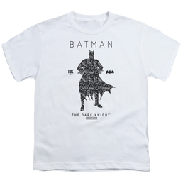 DC Batman Paislety Silhouette - Youth T-Shirt Youth T-Shirt (Ages 8-12) Batman   