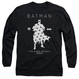Batman Star Silhouette - Men's Long Sleeve T-Shirt Men's Long Sleeve T-Shirt Batman   