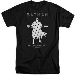 Batman Star Silhouette - Men's Tall Fit T-Shirt Men's Tall Fit T-Shirt Batman   