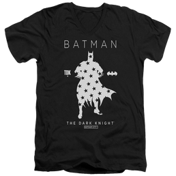 Batman Star Silhouette - Men's V-Neck T-Shirt Men's V-Neck T-Shirt Batman   